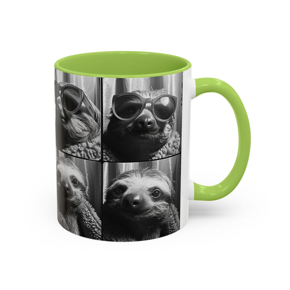 Sloth Photobooth Coffee Mug (11, 15oz)