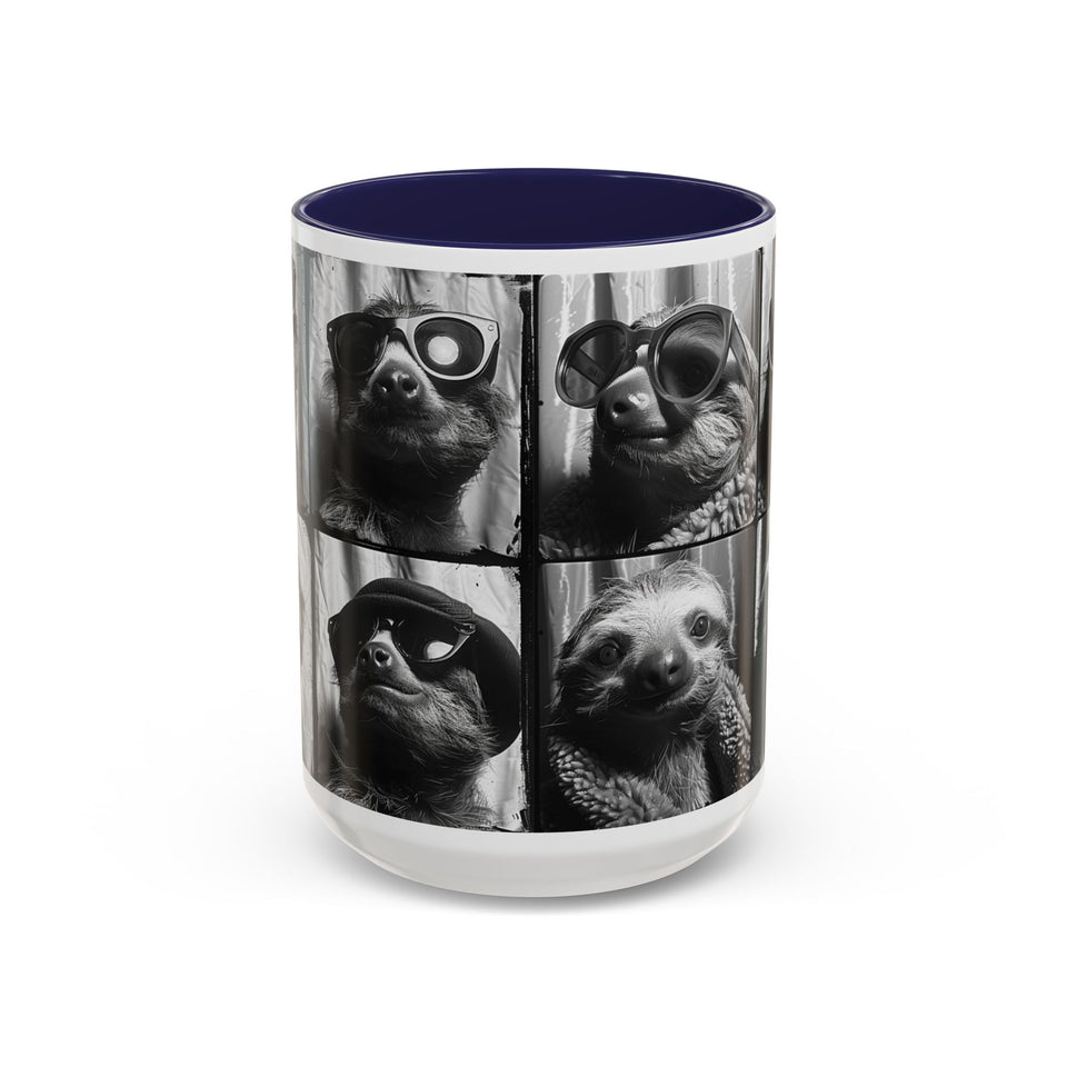 Sloth Photobooth Coffee Mug (11, 15oz)