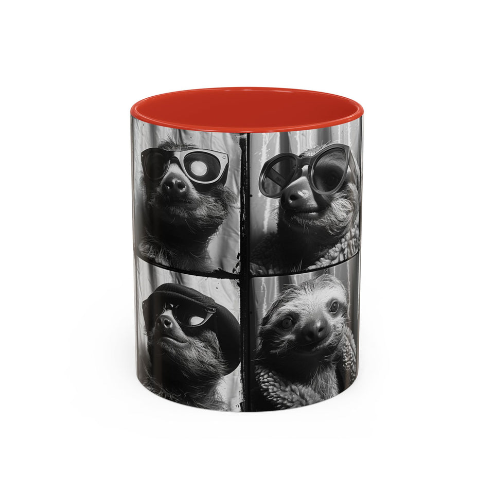 Sloth Photobooth Coffee Mug (11, 15oz)