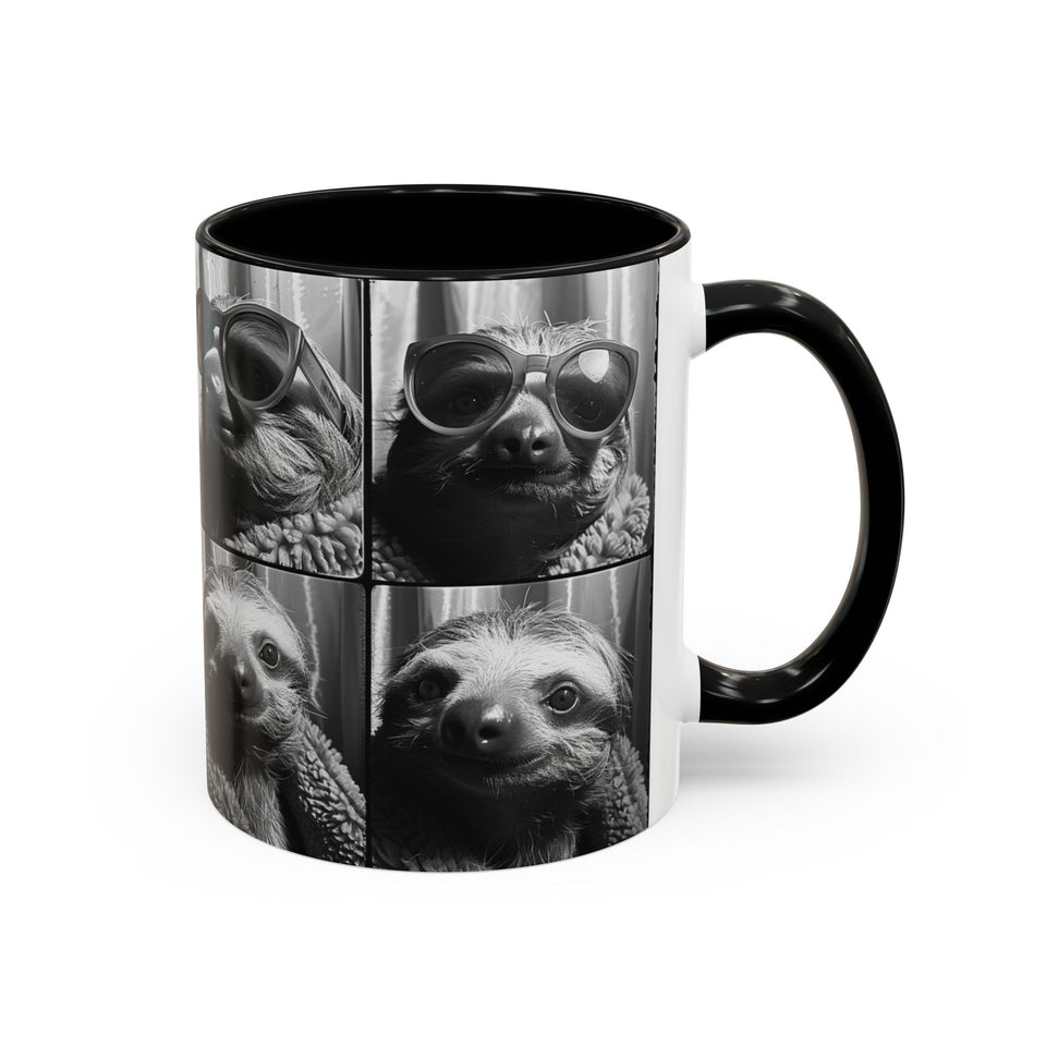Sloth Photobooth Coffee Mug (11, 15oz)