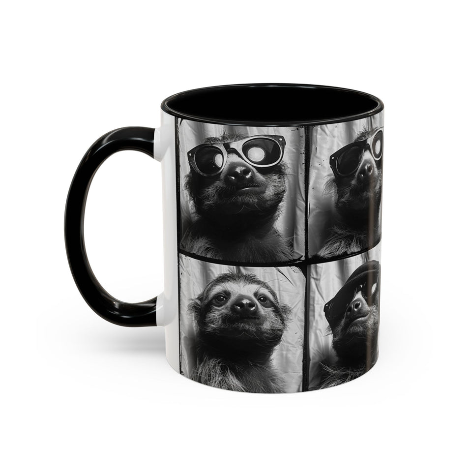 Sloth Photobooth Coffee Mug (11, 15oz)