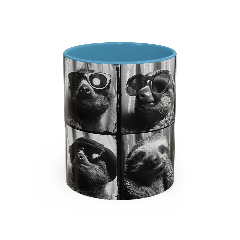 Sloth Photobooth Coffee Mug (11, 15oz)