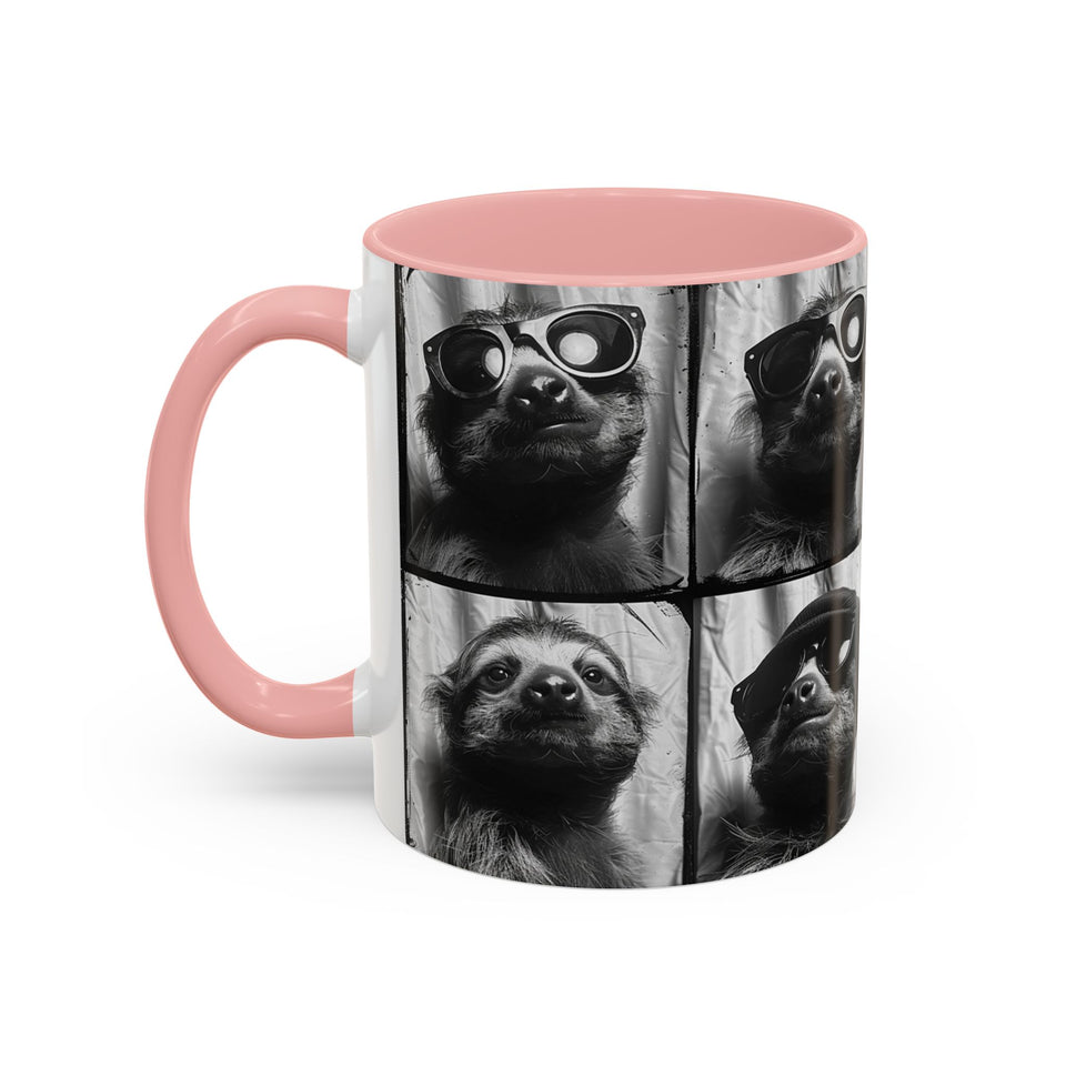 Sloth Photobooth Coffee Mug (11, 15oz)