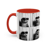 Otter Photo Booth Accent Coffee Mug, 11oz