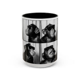 Monkey Photo Booth Accent Coffee Mug