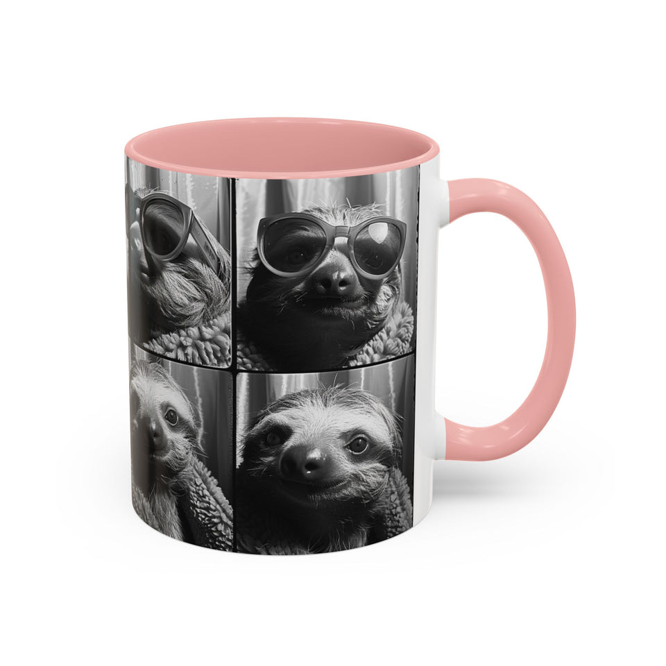 Sloth Photobooth Coffee Mug (11, 15oz)