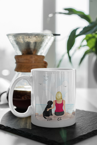 Personalized Custom Dog Mom Coffee Mug