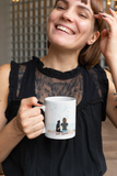 Personalized Custom Dog Mom Coffee Mug